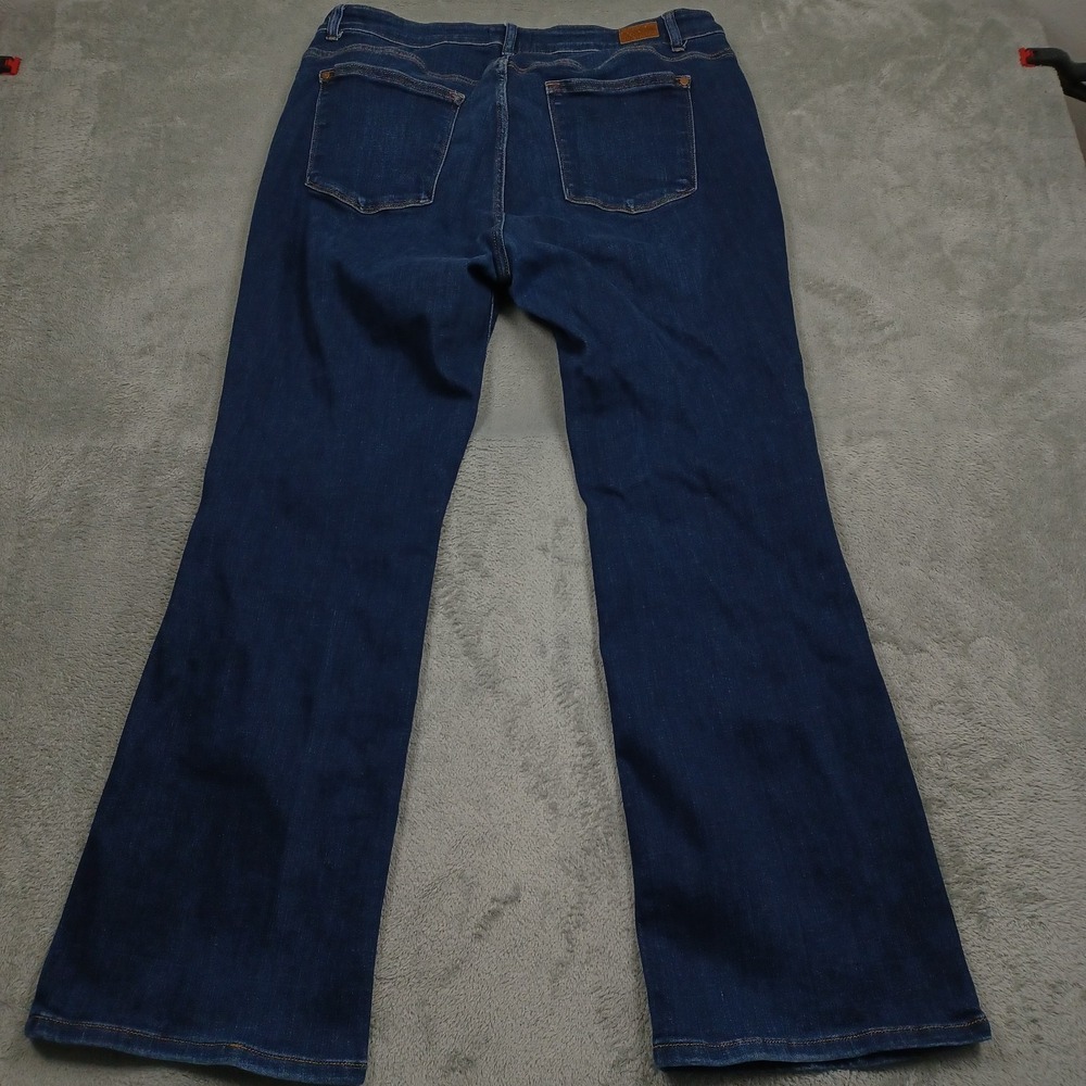 Judy Blue Jeans Womens 18W Blue Denim Bootcut Fit Distressed Preppy Modern - Picture 5 of 9